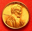 1949-D Lincoln Wheat Cent Penny GEM RED BU From an Original Bank Roll