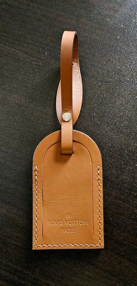 NUEVA etiqueta de equipaje de cuero Louis Vuitton Foto 4 de 4