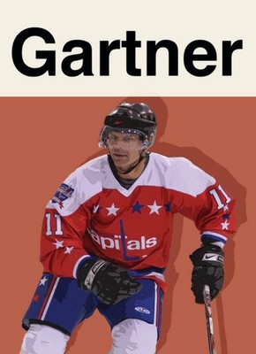 Mike Gartner Artist Signed Hockey Art Card 2/10
