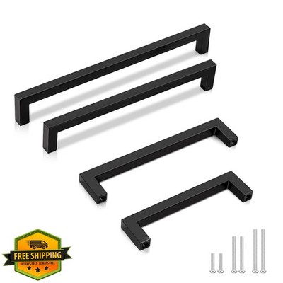 GOBEKOR Cabinet Pulls Zinc Alloy Drawer Handles Knobs