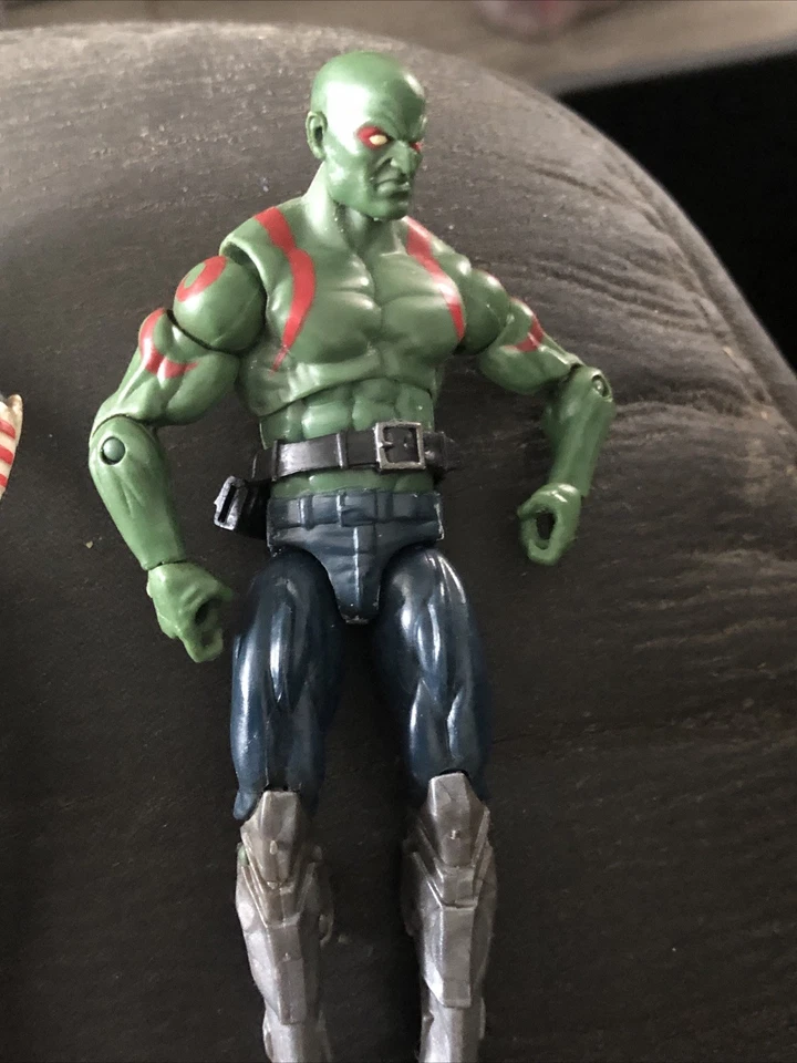 Lote de 4 figuras de acción Marvel Legends Guardianes de la Galaxia Gamora Drax Rocket Foto 3 de 4