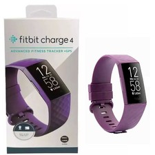Fitbit Charge 4 Smartwatch Fitness Activity Tracker Heart Rate Monitor Purple