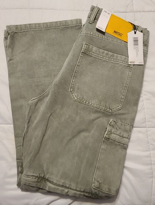 #ad WeSc Flint Grey Baggy Zip Off Cargo Pants to Shorts NWT Men#x27;s W32 L32 $48.00