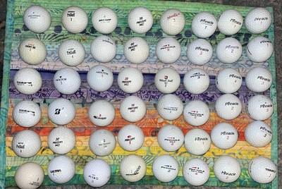 48 Mixed Brand 3A Used Golf Balls Pinnacle, Precept, Cobra, Prostaff