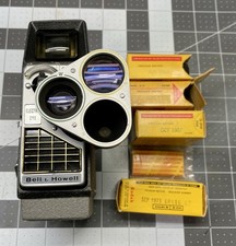 Bell  Howell Electric Eye Perpetua 8mm Film Camera Triple Lens - Untested