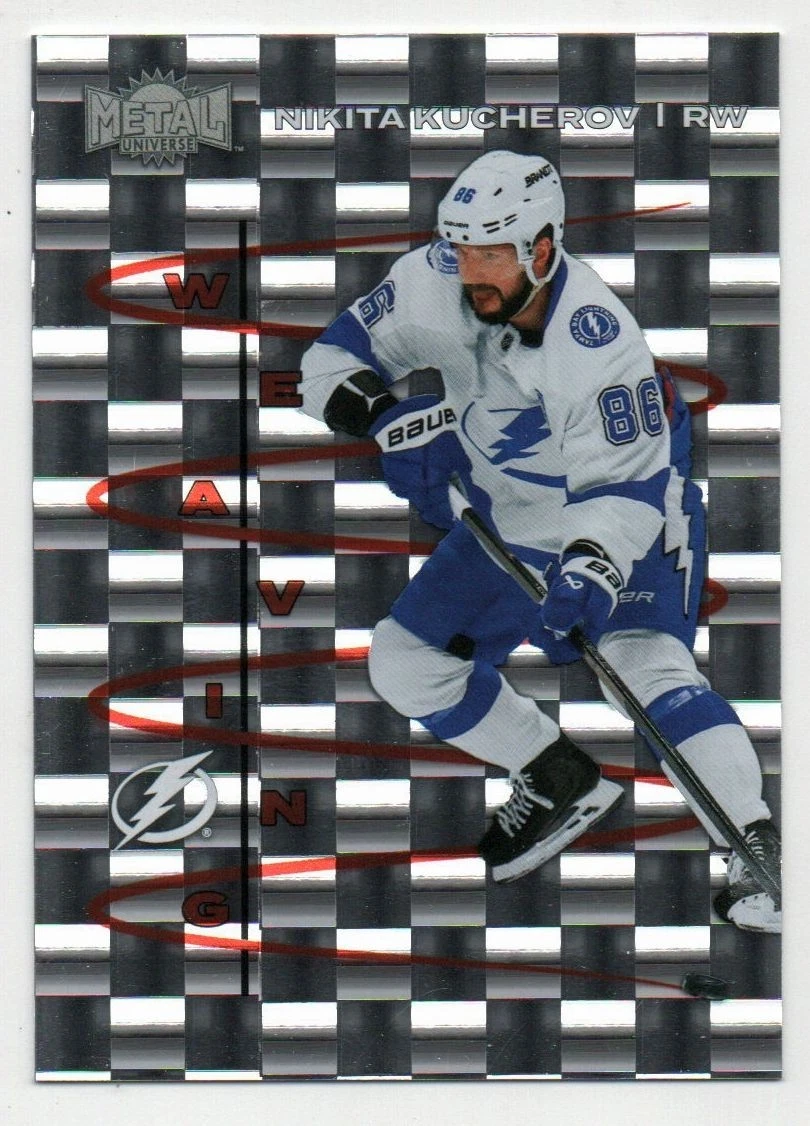 2024-25 Skybox Metal Universe Nikita Kucherov Weaving Lightning