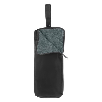 Umbrellas Bag Carry Bag 4.9''x11'' Portable Wet Umbrella Sleeve Pouch Black
