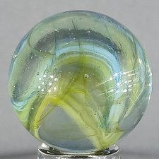 Large Vintage Hybrid Cat's Eye Marble .86 Inches Near-Mint Condition