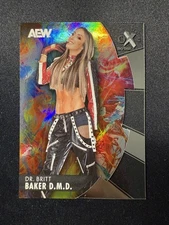2025 Skybox Metal Universe AEW Dr Britt Baker DMD #EX-13 EX Century Acetate