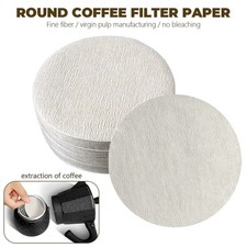 100Pcs Coffee Filter Paper Coffee Maker Filters Paper Moka Pot Strainer Dripper
