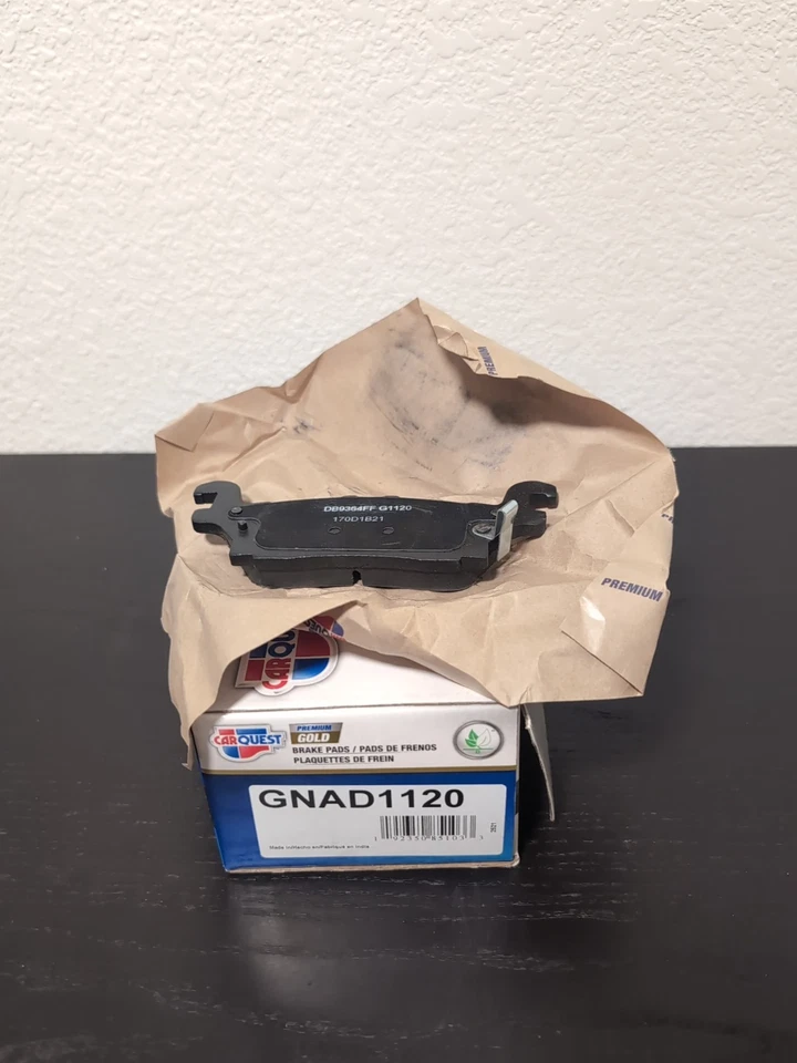 Hummer H3 Brake Pad Set-Premium Gold Ceramic Rear Brake Pads CARQUEST GNAD1120 - Image 3 of 3