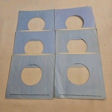 45 RPM 7" RECORD SLEEVES CO. SLEEVE 6 PACK SEE PHOTOS Arista Records SLV323