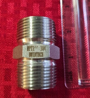 **3 PACK** SANATO 1'' 304 SS NPT MALE ENDS