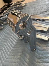 LA Choppers Performance Risers 8" x 1-1/4" Chrome Pullback Harley M8 Softail