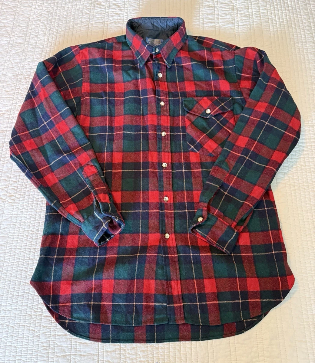Flannel Button-Front 1970s Vintage Casual Shirts for Men for sale