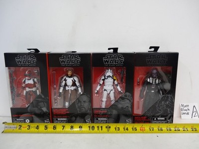 Star Wars Black Series figures Darth Vader Jumptrooper Obi-Wan Clone Commander