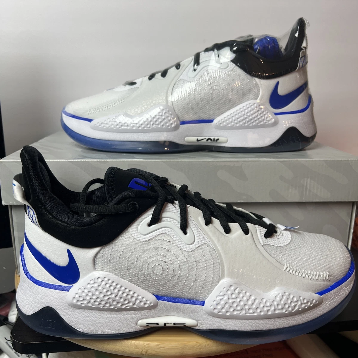 Nike PG 5 x PlayStation White プレス コラボ未使用 Nike PG 5 x PlayStation White プレス コラボ未使用