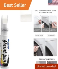 Fast-Drying Auto Scratch Remover Pen in White Pearl - Chip Resistant Formula