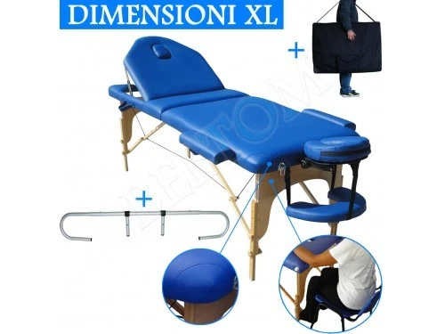 Table De Massage Portative Pliante 184 Cm – Aluminium – Lit De Spa/salon – NEUF
