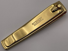 Vintage 1992 Bassett USA Trim Nail Clippers Heirloom Gold