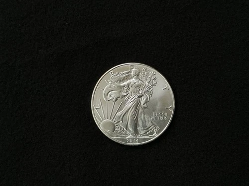 2014 American Silver Eagle BU 1 Oz Coin US $1 Dollar Mint  Uncirculated #9
