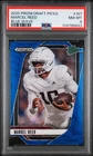 2025 Panini Prizm Draft Picks Football Blue Wave Marcel Reed #167