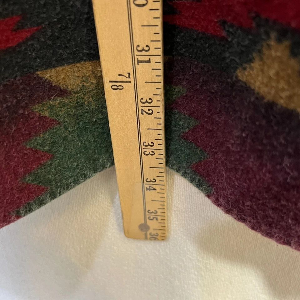 Woolrich Southwestern Shirt Mens 2XL Flannel Aztec Long Sleeve Button Vintage - Image 4 of 4