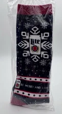 Miller Lite Christmas Socks Holiday Be Merry and Lite Gift Exchange