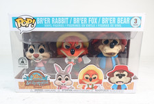 Disney Parks Exclusive Splash Mountain Brer Rabbit Fox Bear 3 Pack Funko Pop