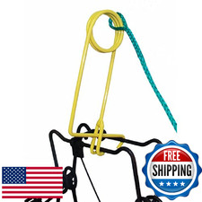 Body Grip Safety Conibear Trapping Tool USA Made - Green Rope, Yellow
