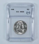 1956 Franklin Half Dollar MS66 ICG