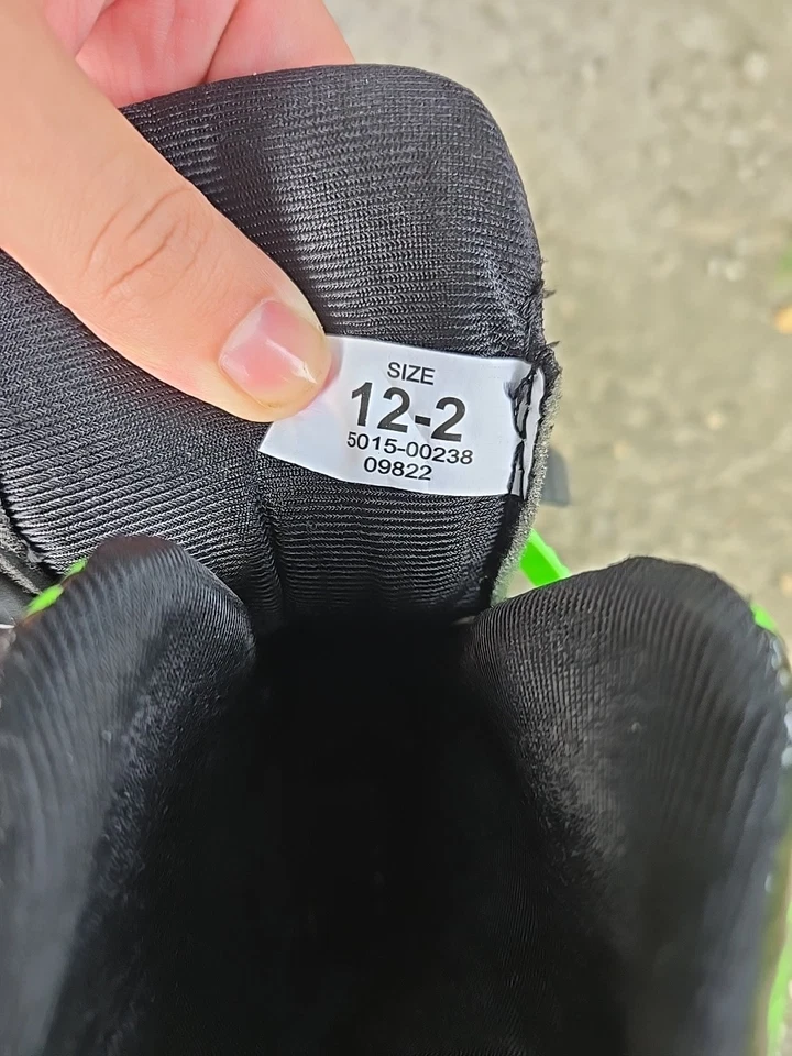 Roller Derby INLINE Boys Skates Adjustable Sizes 12-2 Green/Black - Image 4 of 4