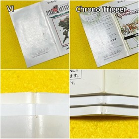 Lot 4 Final Fantasy 4 5 6 IV V VI Chrono Trigger set Super Famicom SFC JP w/Box