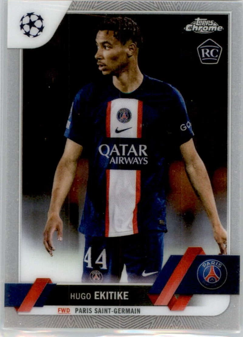 2022-23 Topps Chrome UEFA Club Competitions Hugo Ekitike #125 for