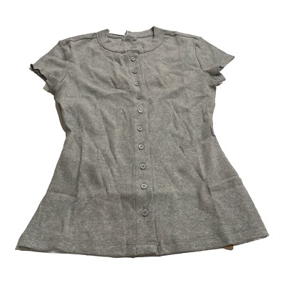 Reformation Women's Heather Grey Raelynn Knit Top XS | eBay