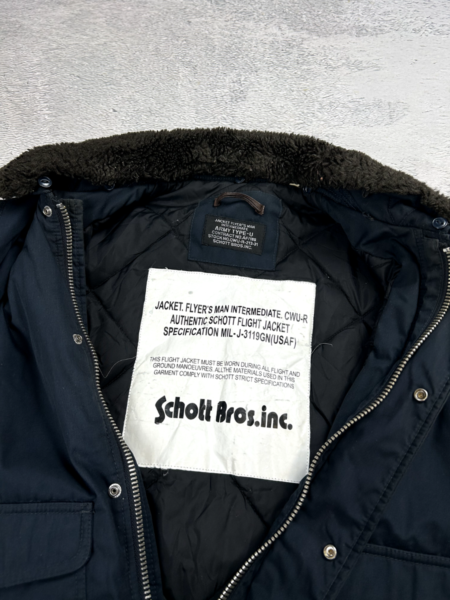Schott Bros. inc. Bomber Vintage CWU-R Jacket Pilot Flyers Boxy