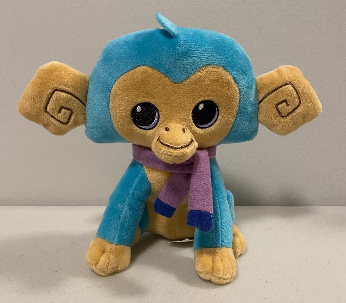 Plush Animal Jam 2016 Wildworks Blue Turquoise Monkey Jazwares