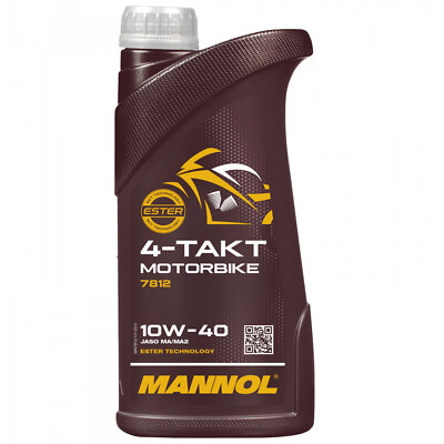 Roller Motoröl SAE 10W-40 MANNOL 1 Liter für ATU BMW Honda Kymco MBK Suzuki PGO