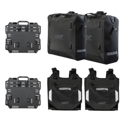 23L+30L Alps Inflatable Motorcycle Side Bags – Waterproof TPU