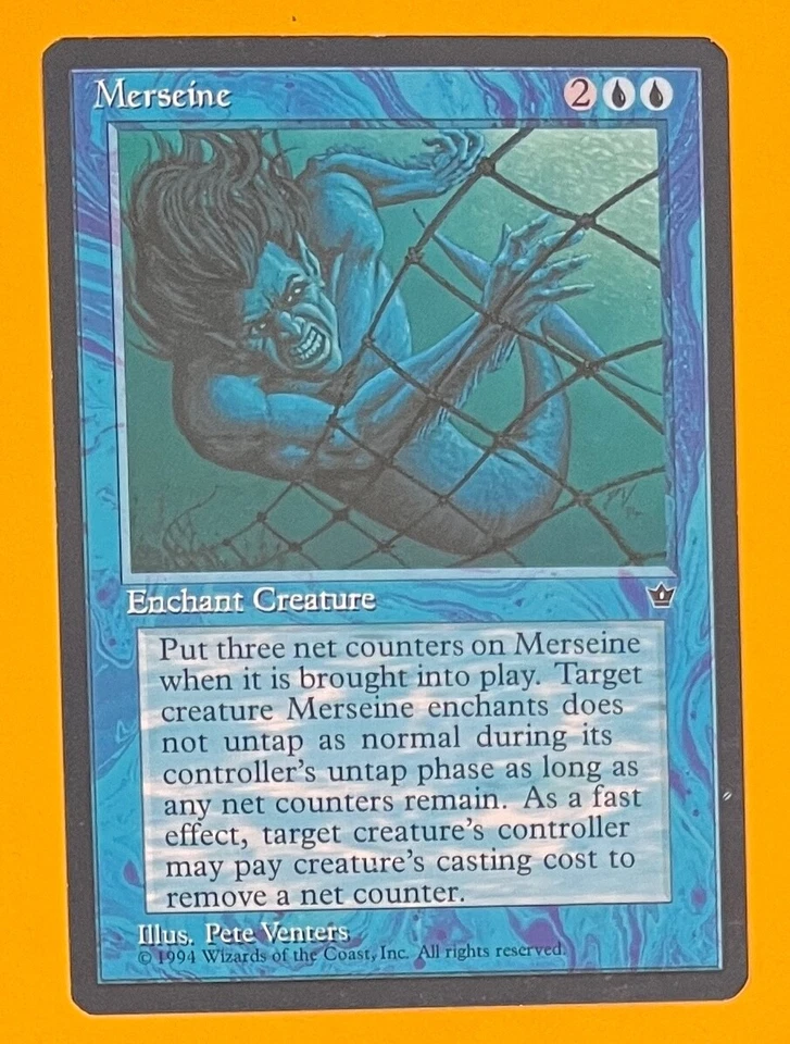 MTG MERSEINE (4 arts) Fallen Empires (Wyvern Back) (OldManMTG 007-560) - Image 2 of 4