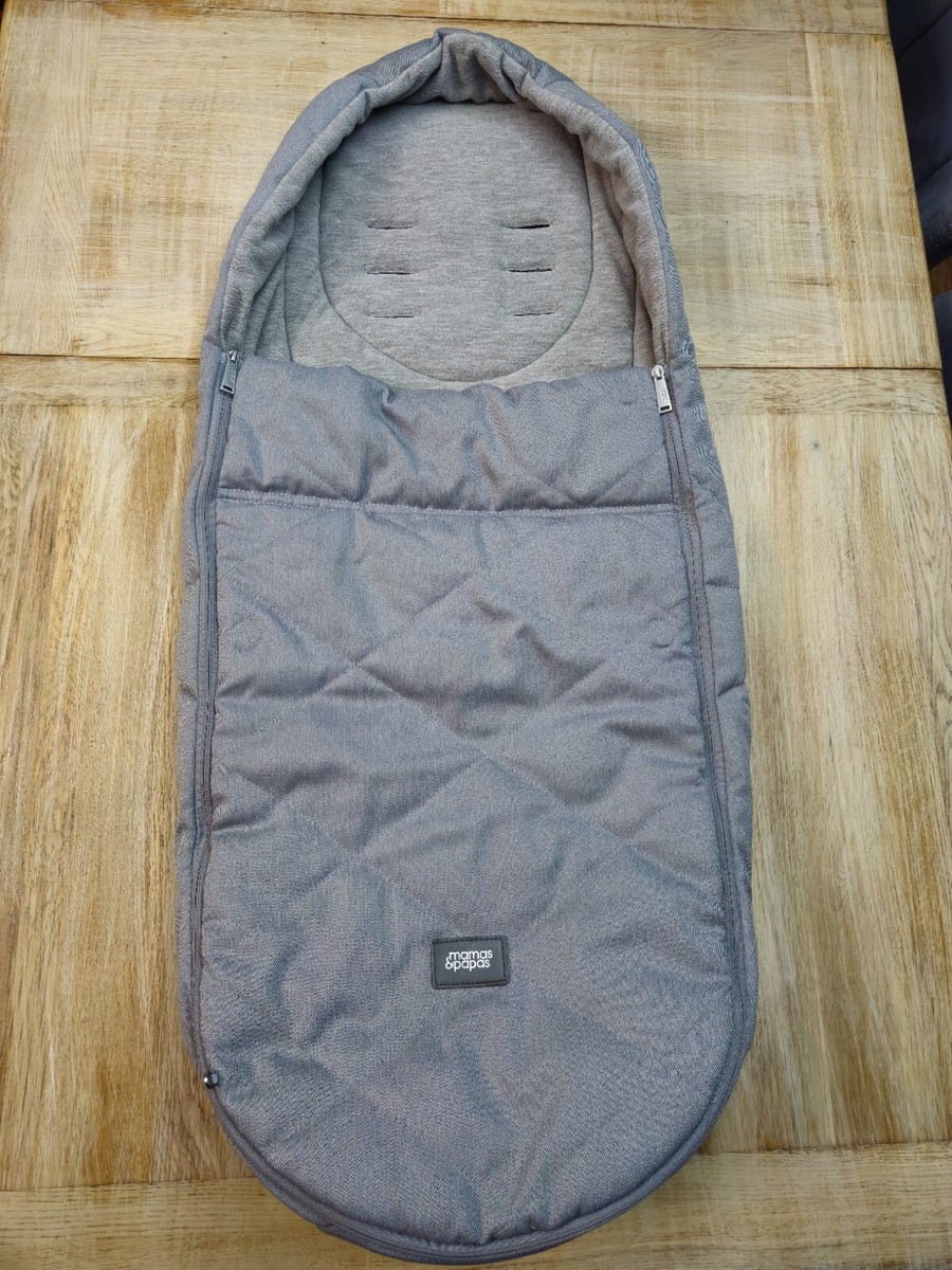 Car Seat Mamas And Papas Ocarro Footmuff Grey Twill Mamas Papas