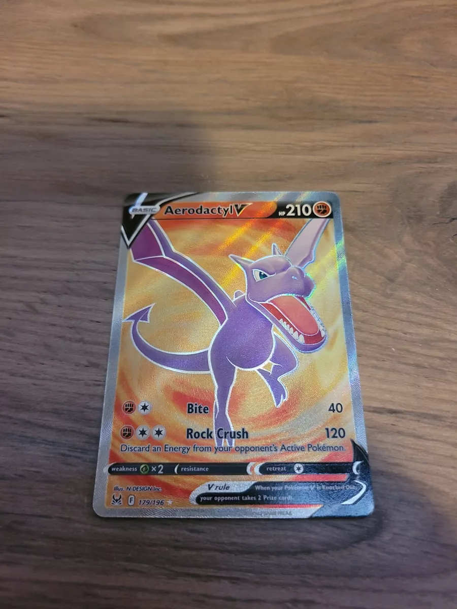 Aerodactyl V - 179/196 - Full Art Ultra Rare - Pokemon Singles