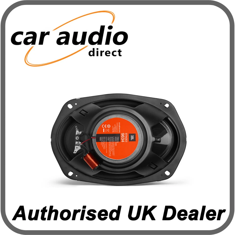 JBL Stage2 9634 - 6 "x 9" 3 Way 420 Watts Door Rear Shelf Car Speakers - Image 4 of 4