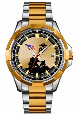 1  AQUAFORCE ANALOG QUARTZ WATCH 30M Water Resistant 24hr time #3V (3 FROM LEFT)