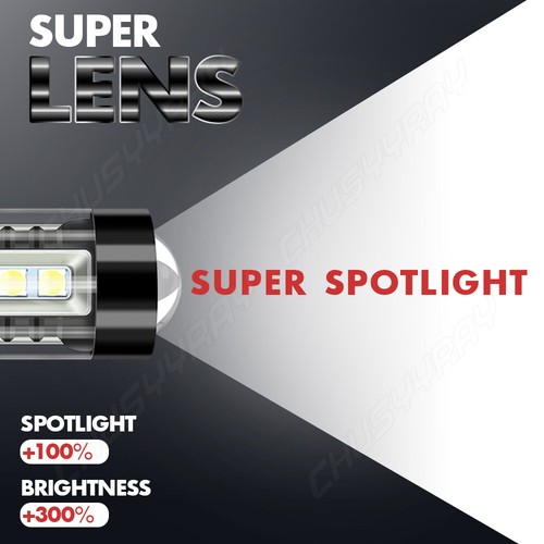 2x CHUSYYRAY PSX26W 12278 LED Fog Light Bulbs for GMC Yukon XL Chevy Suburban 6K - Picture 9 of 12