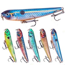 Minnow Fishing Lure Crankbaits Hard Baits Topwater Bait Tackle for Bass Trout