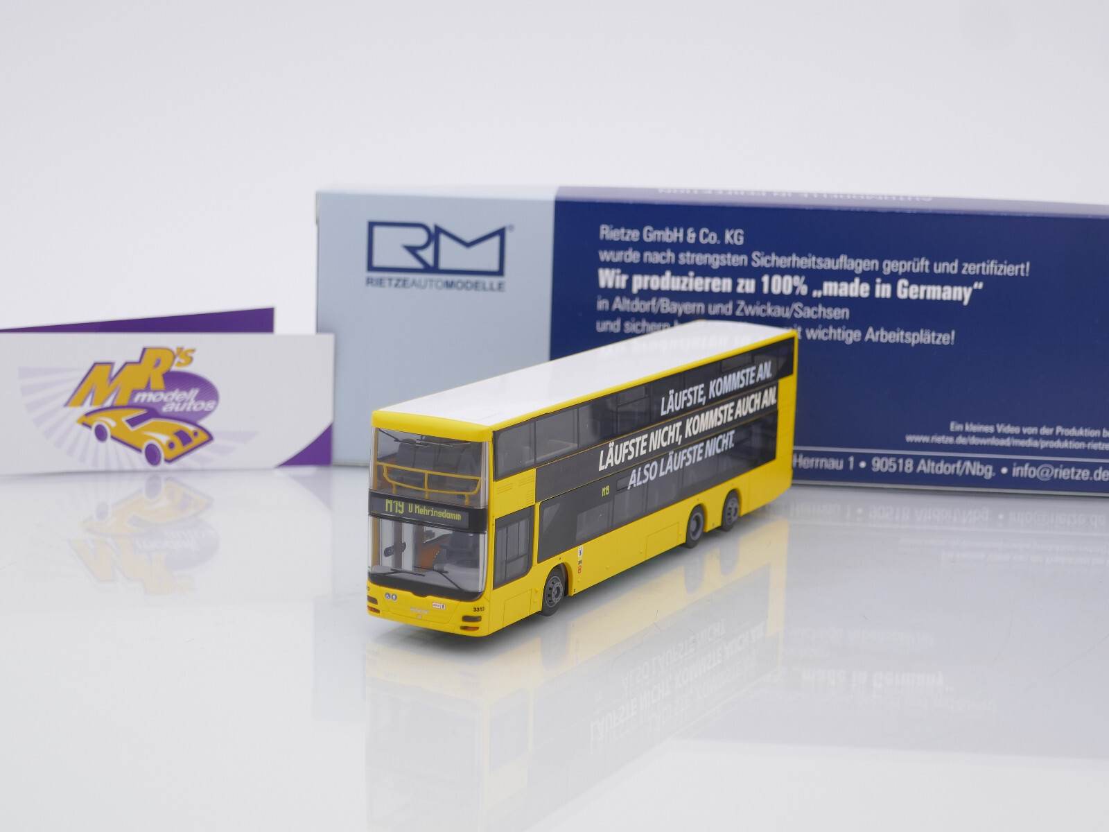 RIETZE 67639 STADTBUS MAN Lion´s City Hybrid Syntus Utrecht (NL) 1:87 EUR 30,50 - DE