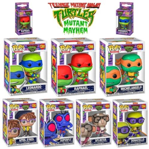 Thumbnail - Funko Pop Tmnt Teenage Mutant Ninja Turtles Mutant Mayhem Sammlerstück