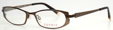ESPRIT ET17404 535 Brown Womens Rectangle Full Rim Eyeglasses 50-17-135 B:27