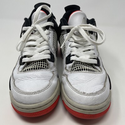 Air Jordan 4 Retro “Nostalgia/ Pale Citron” Size 7y 408452-116